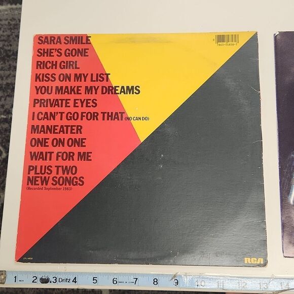 Daryl Hall John Oates Rock'N Soul Part 1 1983 Cover & Sleeve ONLY - Picture 2 of 4